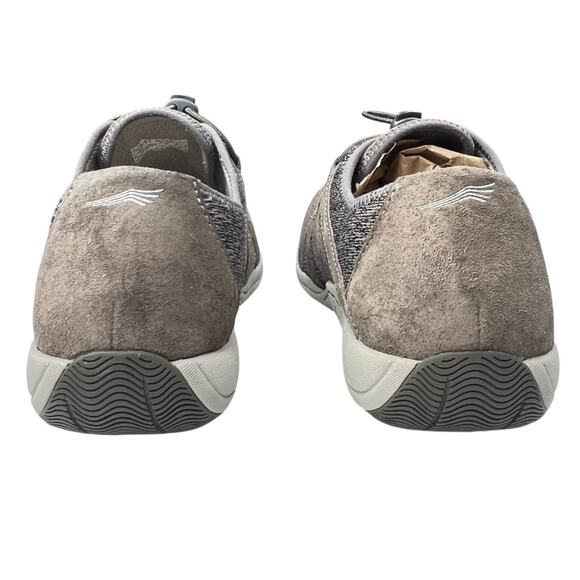 Dansko Holland Leather Sneaker EU 41 Taupe Low-Top Bungee Lace 4516201020 - Picture 4 of 13